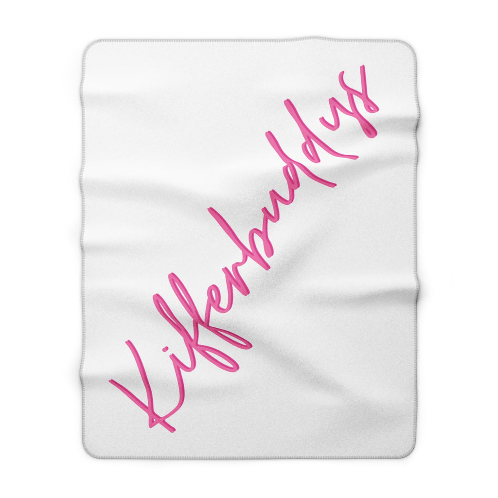 Kifferbuddys Sherpa Blanket Cozy White Fleece