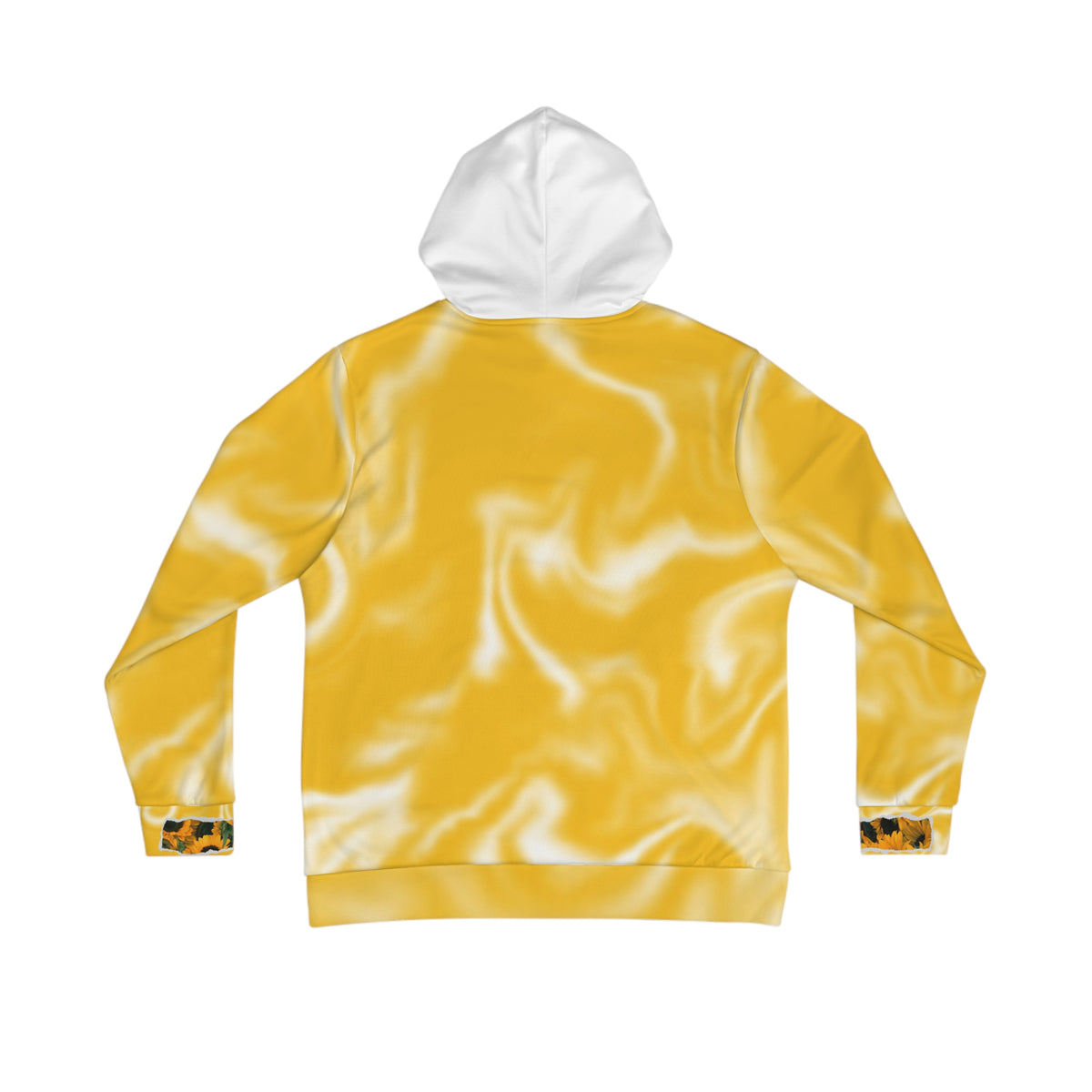 Yellow Floral Serpent Hoodie — Men's Pullover