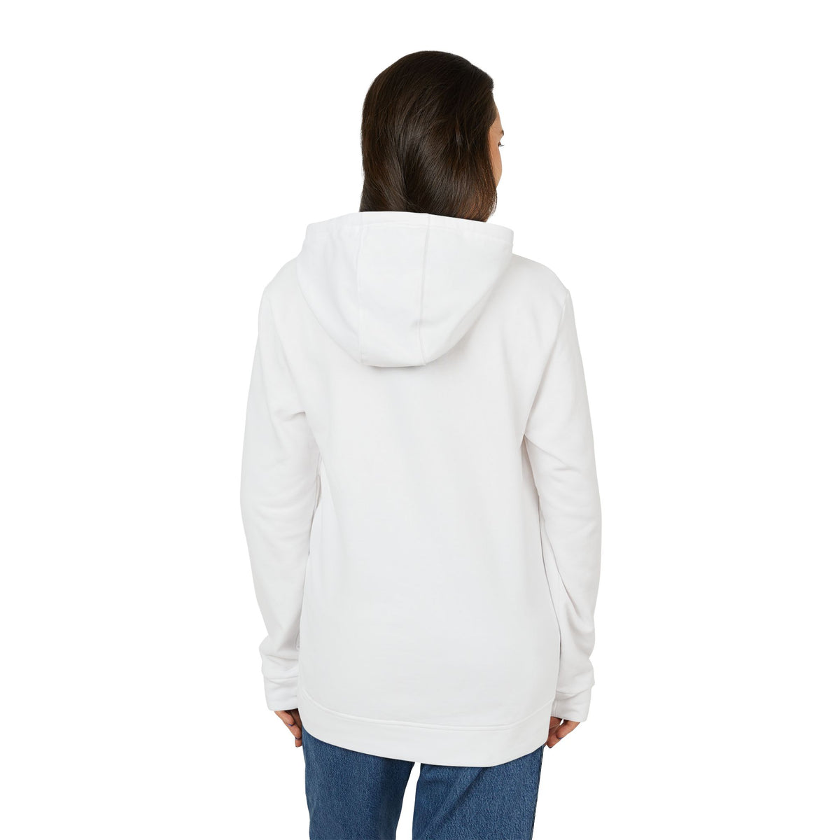Kifferbuddys X Adidas Hoodie — White Fleece Pullover