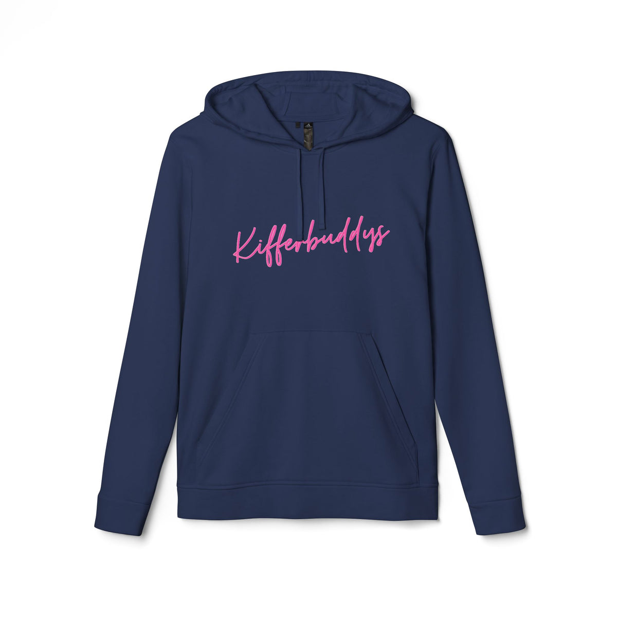 Kifferbuddys X Adidas Hoodie — White Fleece Pullover