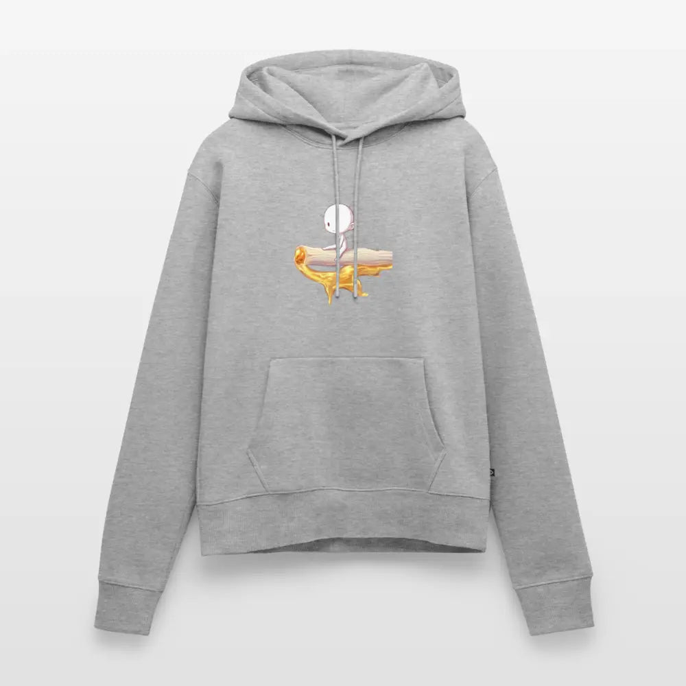 Chillin on a Joint Frauen Bio Hoodie - Grau meliert