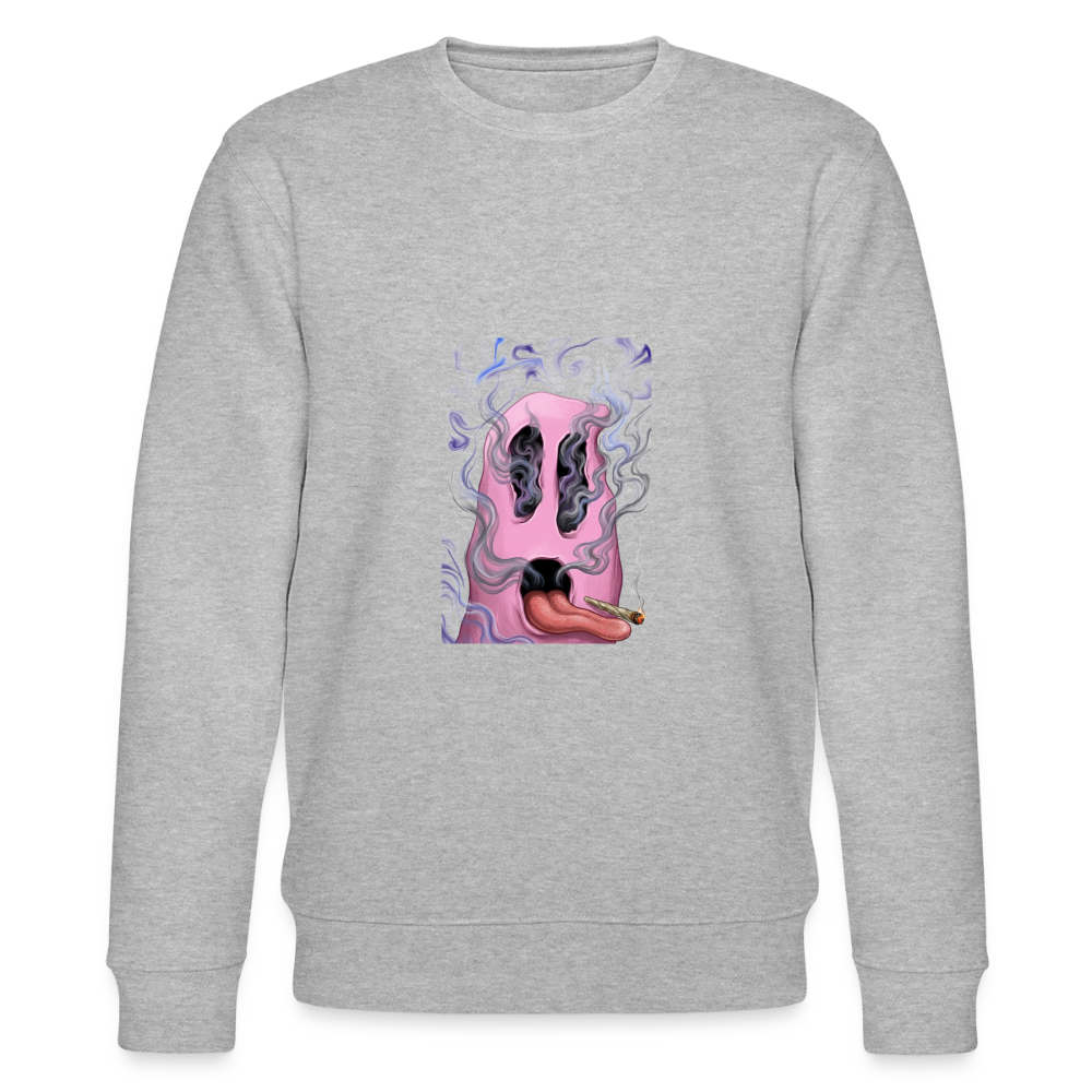 Ghostface Unisex Bio-Sweatshirt - Grau meliert