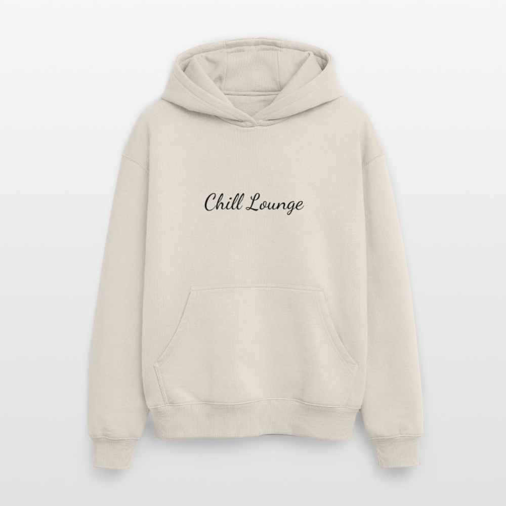 Chilllounge Special Oversized Heavyweight Unisex Hoodie - Beige