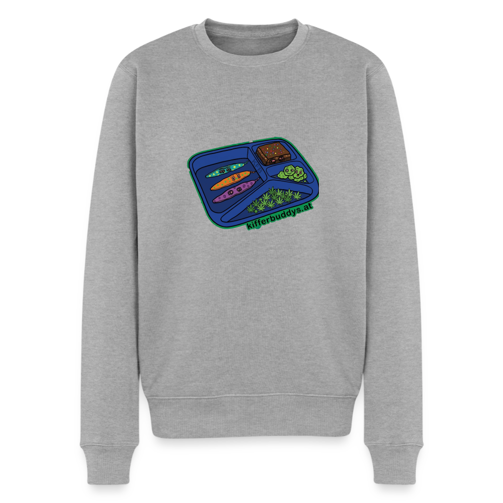 Unisex Bio Premium Pullover - Grau meliert