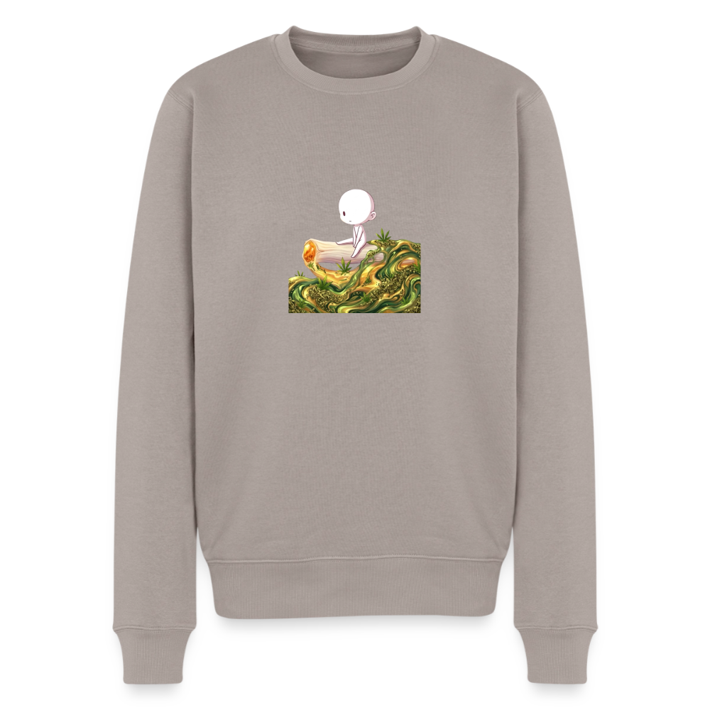 Chillin on a Joint Männer Bio Sweatshirt - Taupe