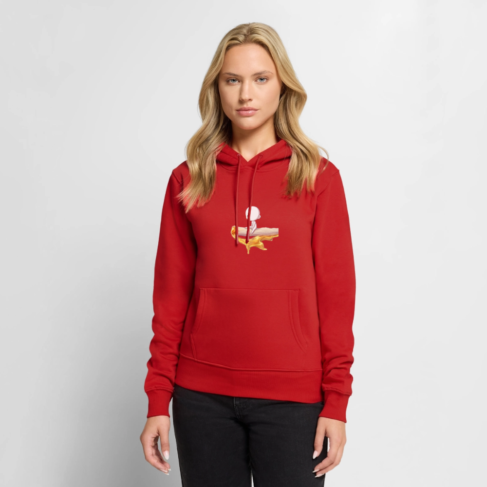 Chillin on a Joint Frauen Bio Hoodie - Rot