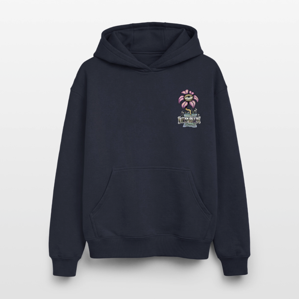 Make Something Oversized Heavyweight Unisex Hoodie - Navy
