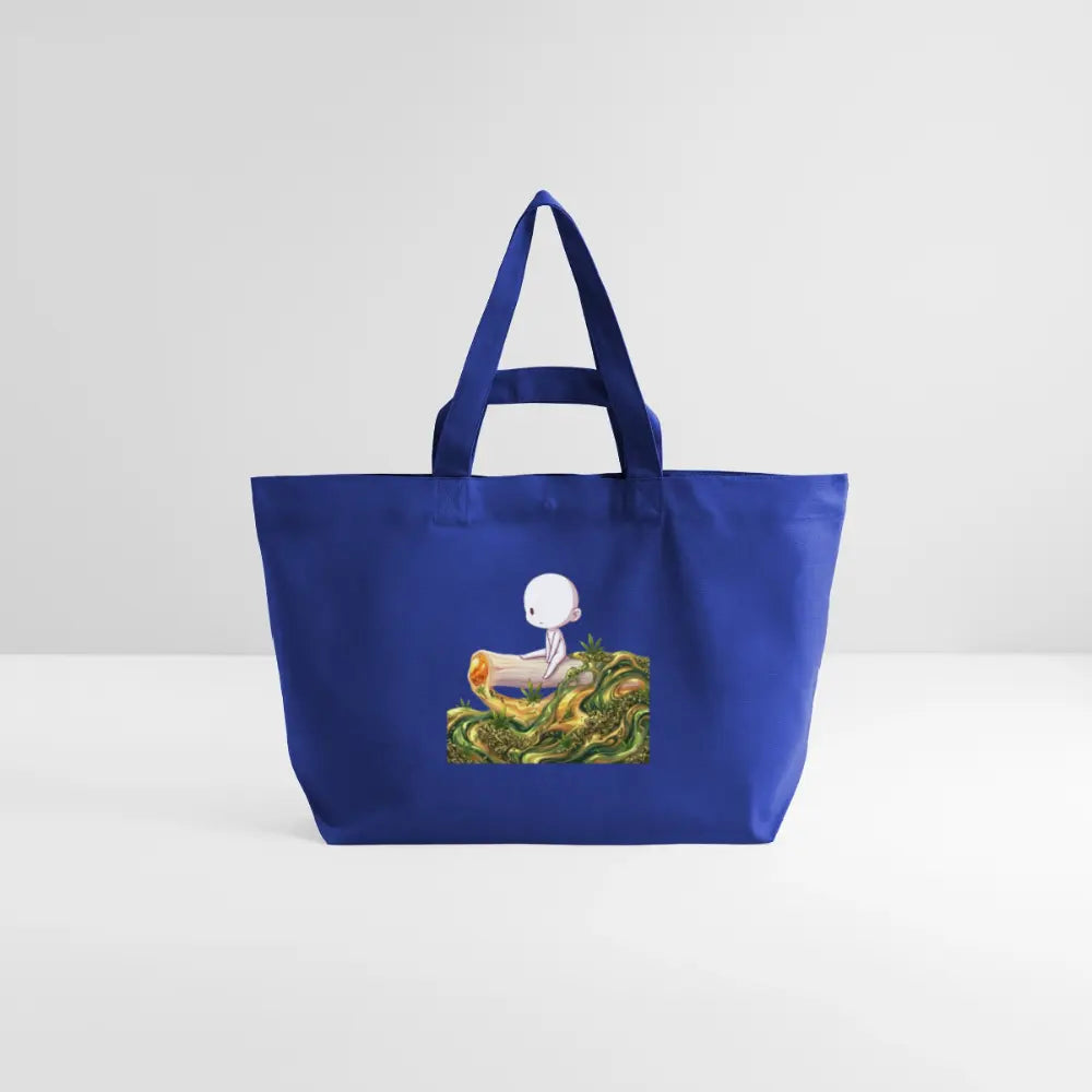 Chillin on a Joint Recycelte Shopping Bag - Dunkelblau