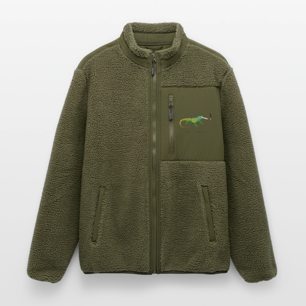 Mariguana Relaxed Fit Unisex Sherpajacke - Khaki
