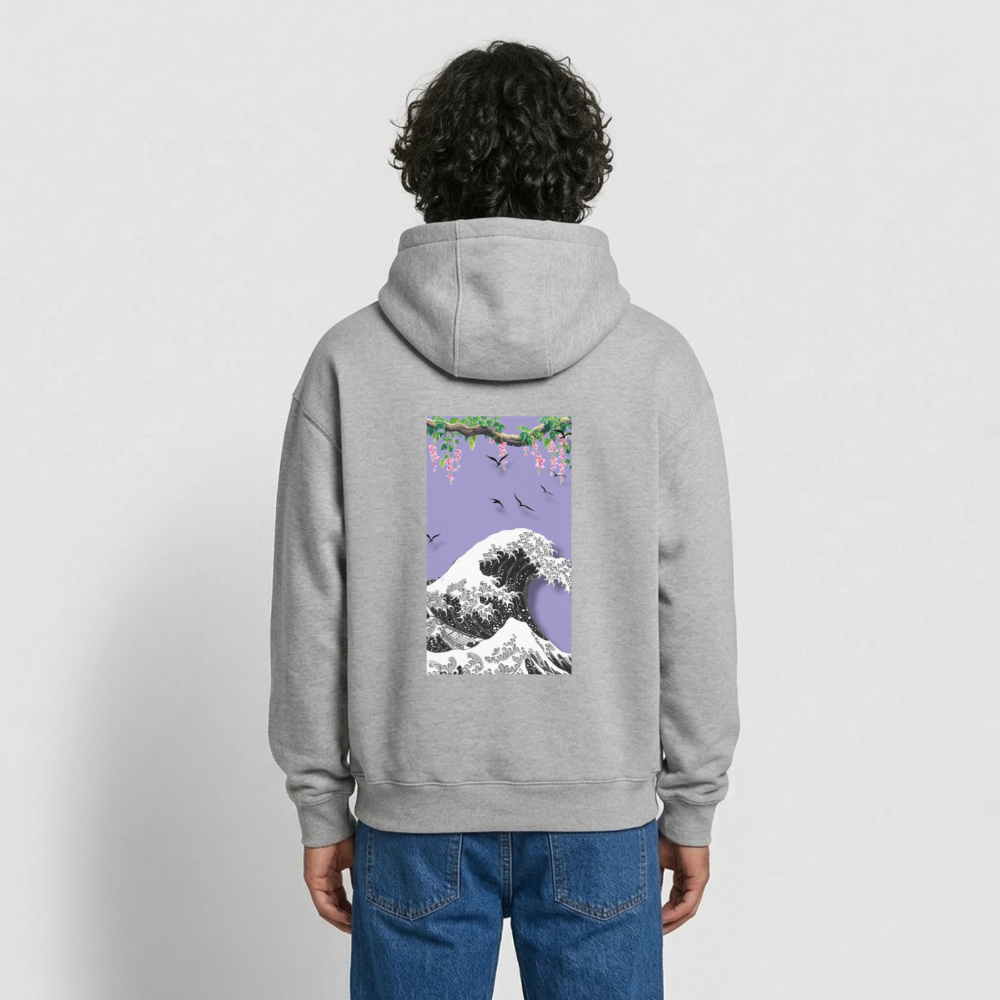 Chilllounge Special Oversized Heavyweight Unisex Hoodie - Grau meliert