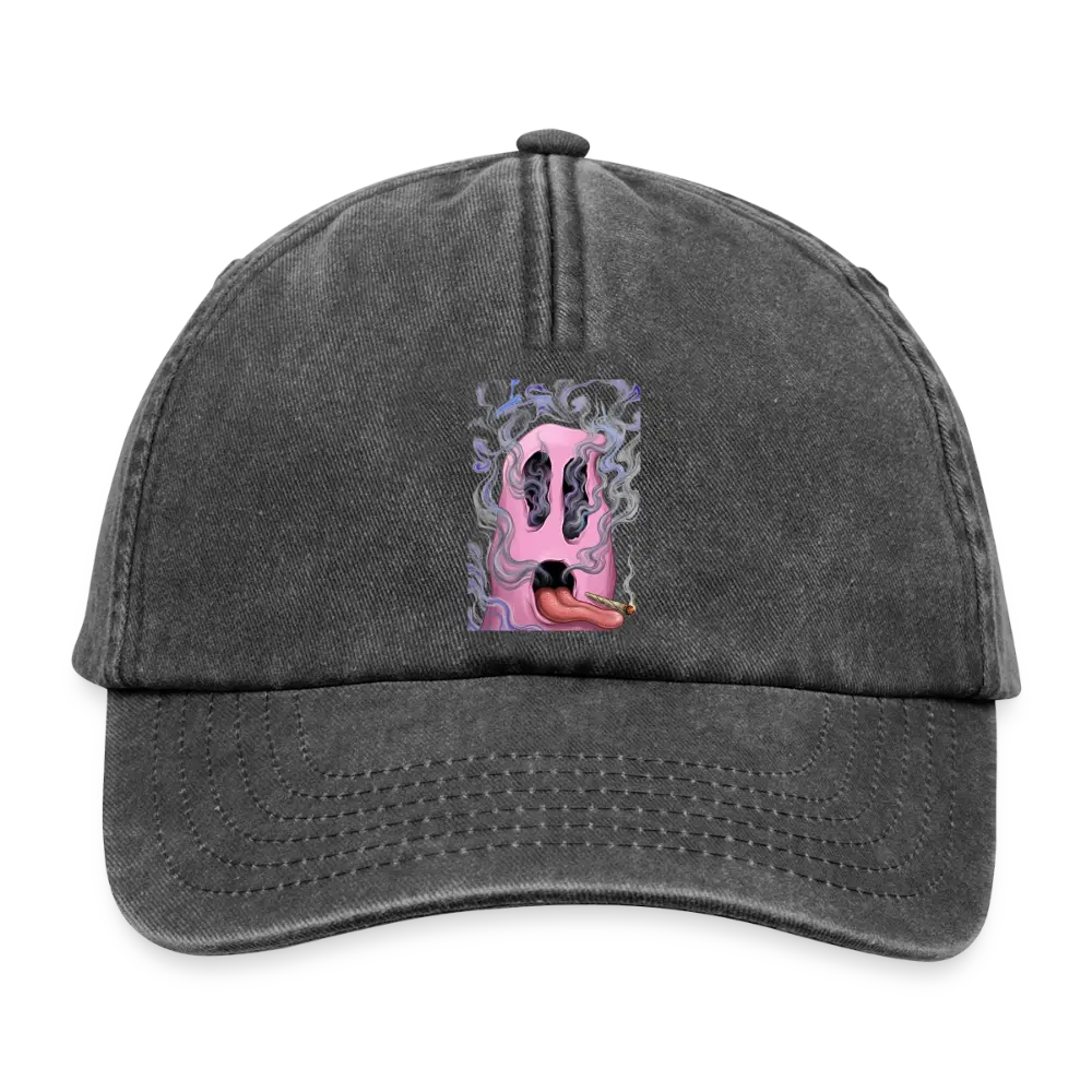 Ghostface Relaxed Vintage Cap - Vintage Schwarz