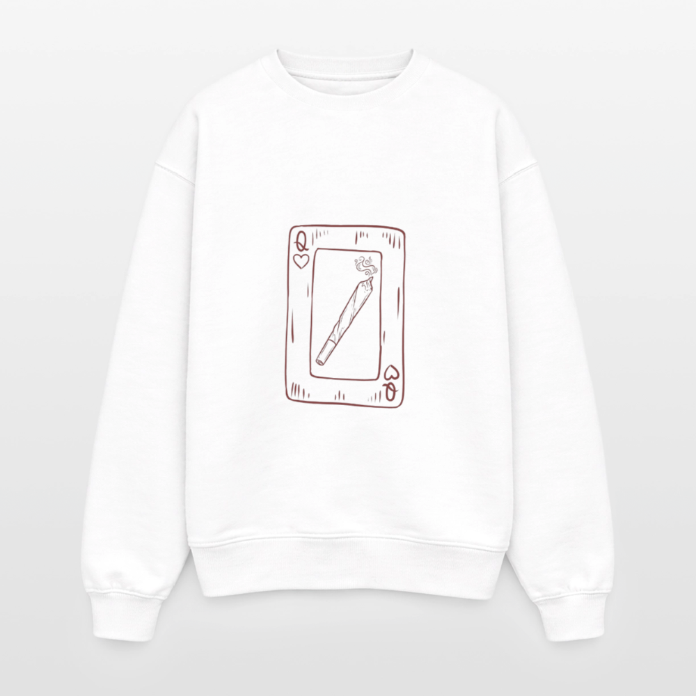 Oversized Heavyweight Unisex Sweatshirt - Weiß