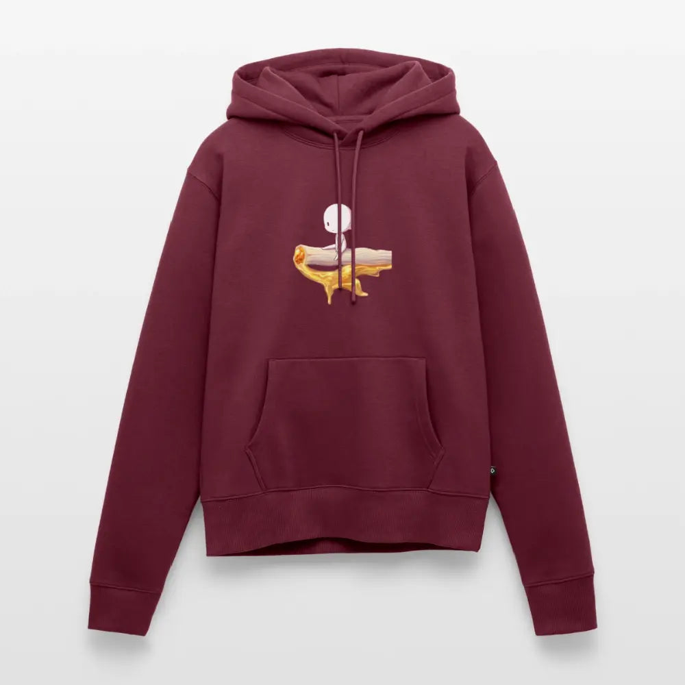 Chillin on a Joint Frauen Bio Hoodie - Burgunderrot