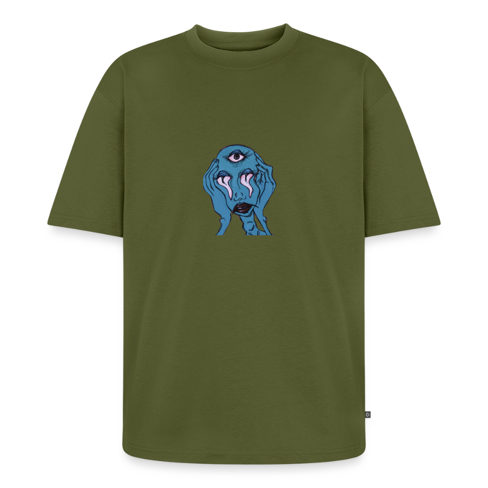Der Fluch Unisex Premium Oversized Bio T-Shirt - Khaki