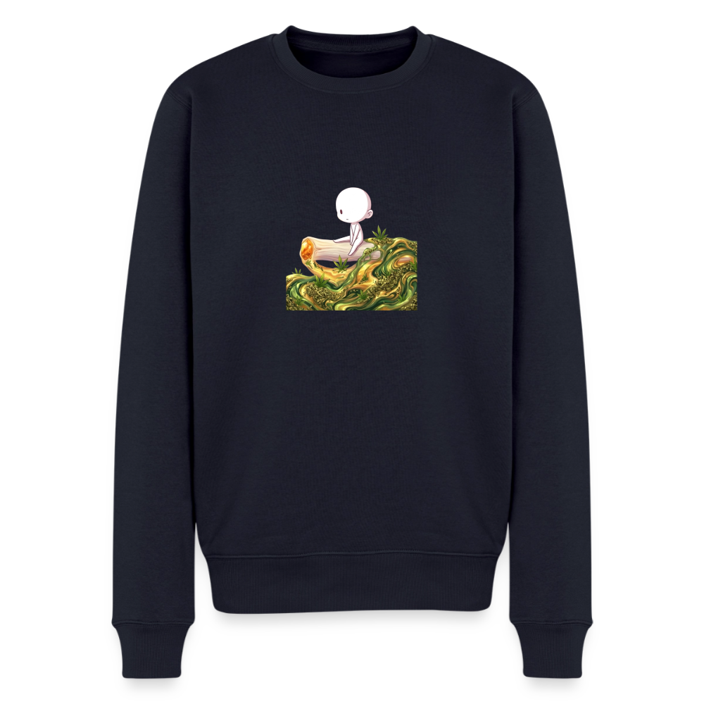 Chillin on a Joint Männer Bio Sweatshirt - Navy