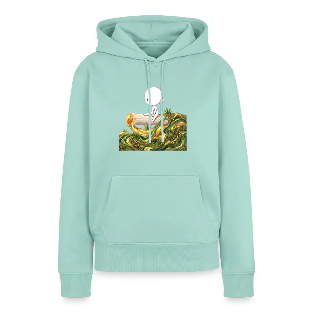 Chillin on a Joint Frauen Bio Hoodie - Mint 
