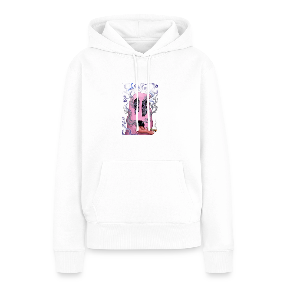 Ghostface Frauen Premium Hoodie - Weiß