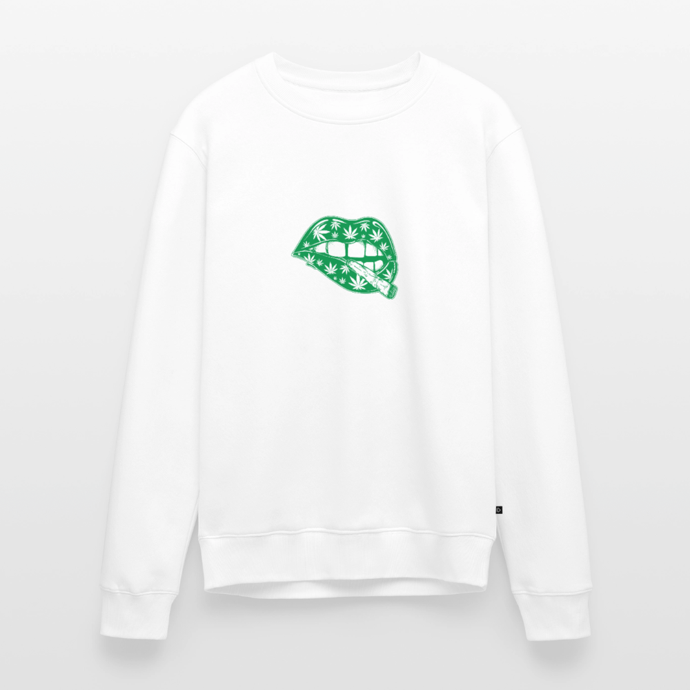 Unisex Relaxed Premium Pullover - Weiß