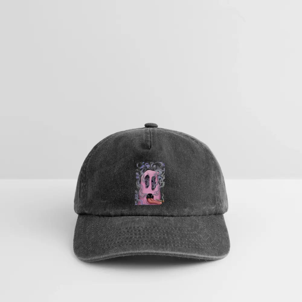 Ghostface Relaxed Vintage Cap - Vintage Schwarz