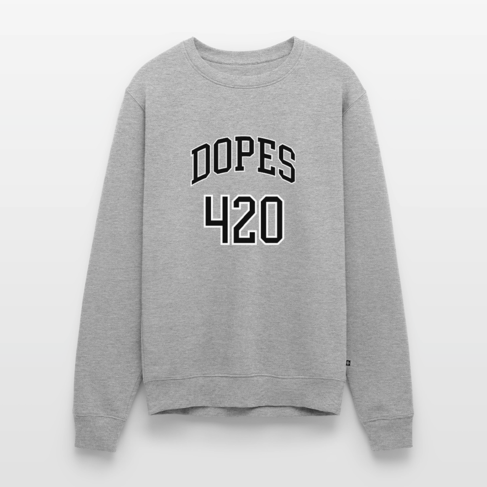 Dopes 420 Premium Pullover - Grau meliert