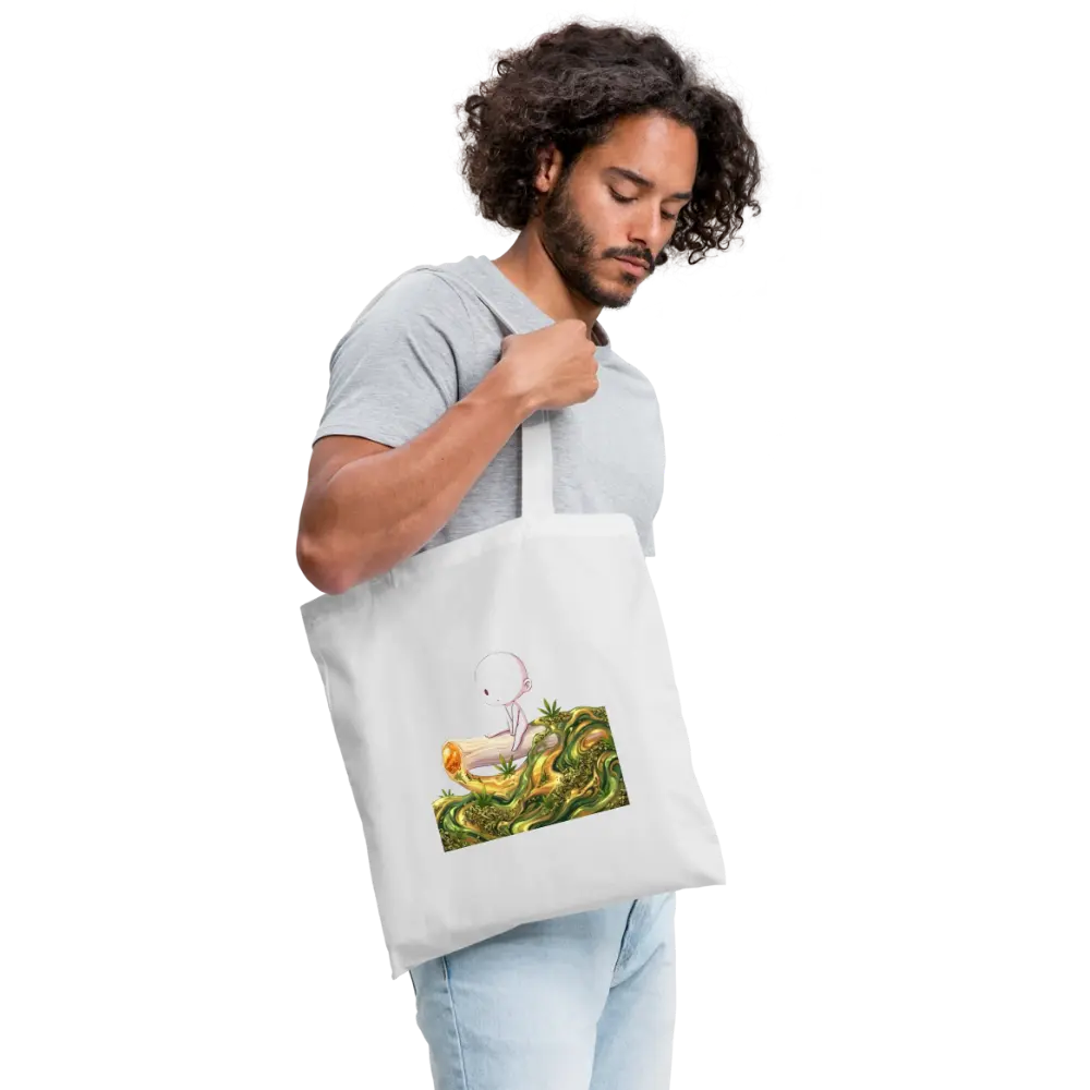 Chillin on a Joint Stoffbeutel - Weiß