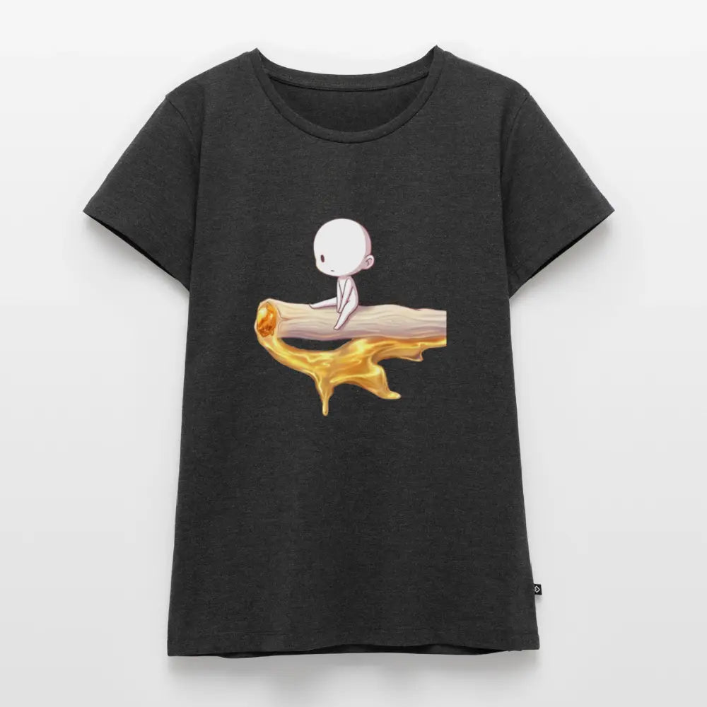 Chillin on a Joint Frauen Bio T-Shirt - Anthrazit meliert