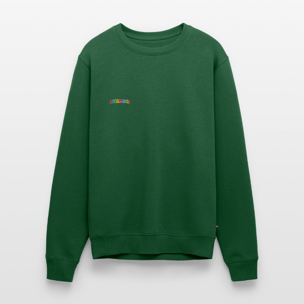 Unisex Bio Gemütlicher Premium Pullover - Flaschengrün
