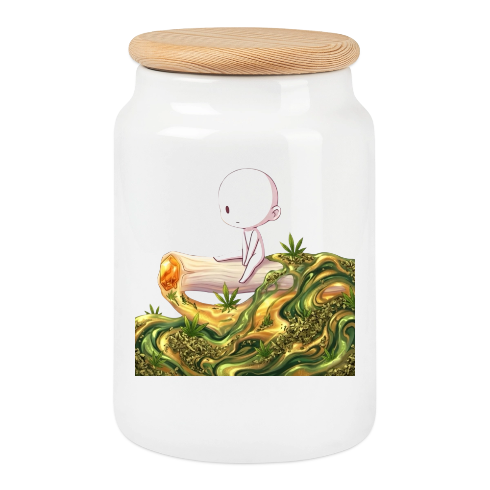 Chillin on a Joint Aufbewahrungsdose - Weiß