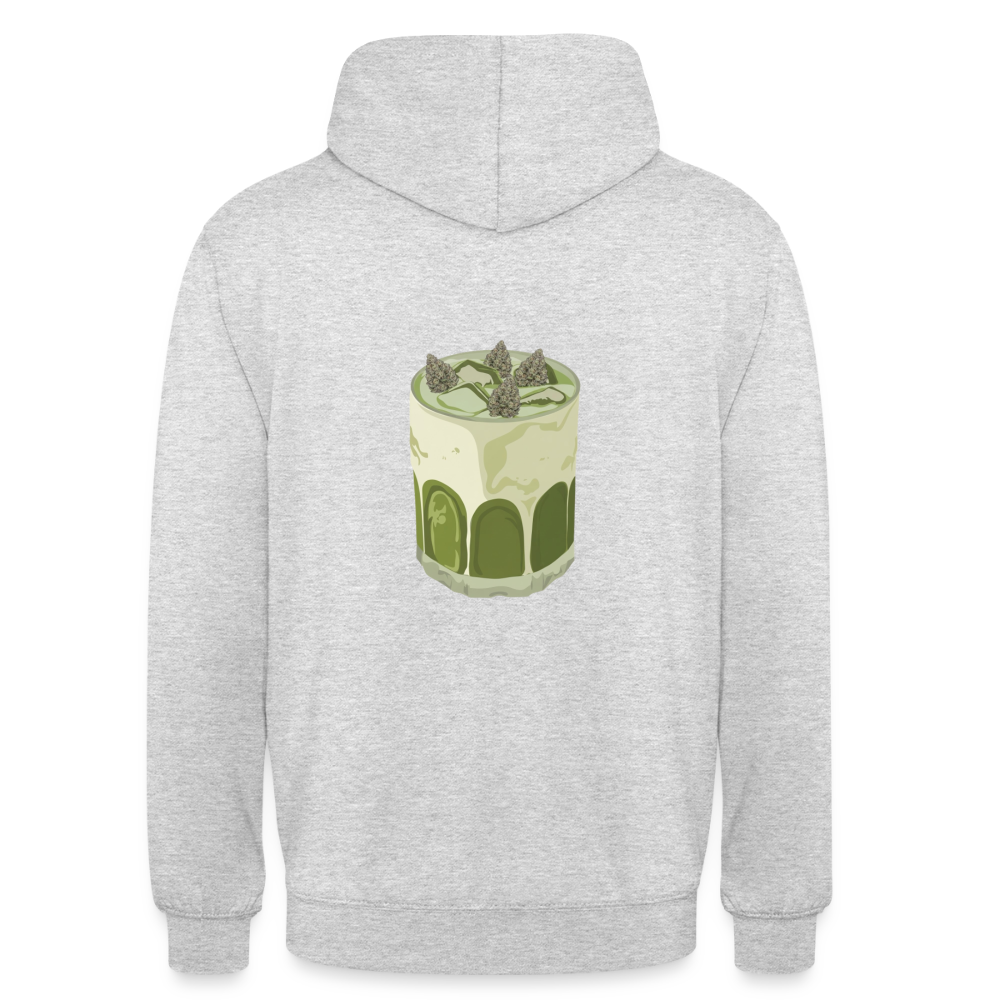 Matcha Unisex Hoodie - Hellgrau meliert