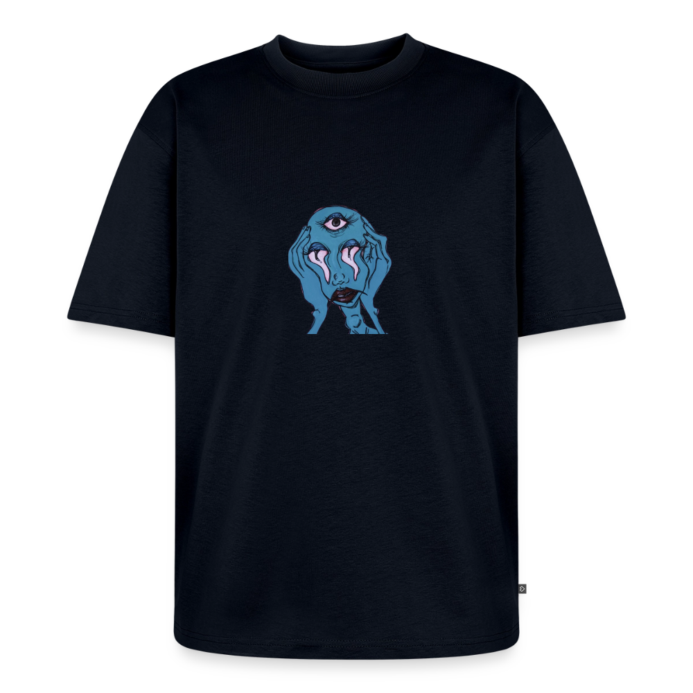 Der Fluch Unisex Premium Oversized Bio T-Shirt - Navy