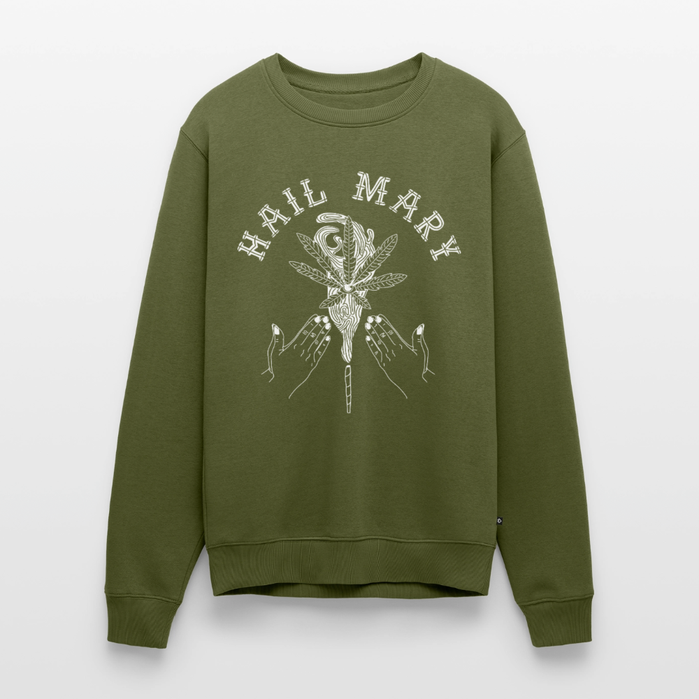 Heiliges Kraut Männer Premium Pullover - Khaki
