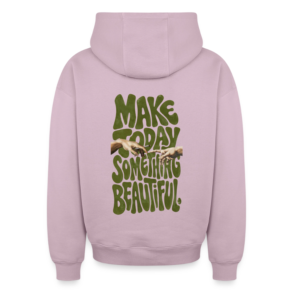 Make Something Oversized Heavyweight Unisex Hoodie - Altrosa