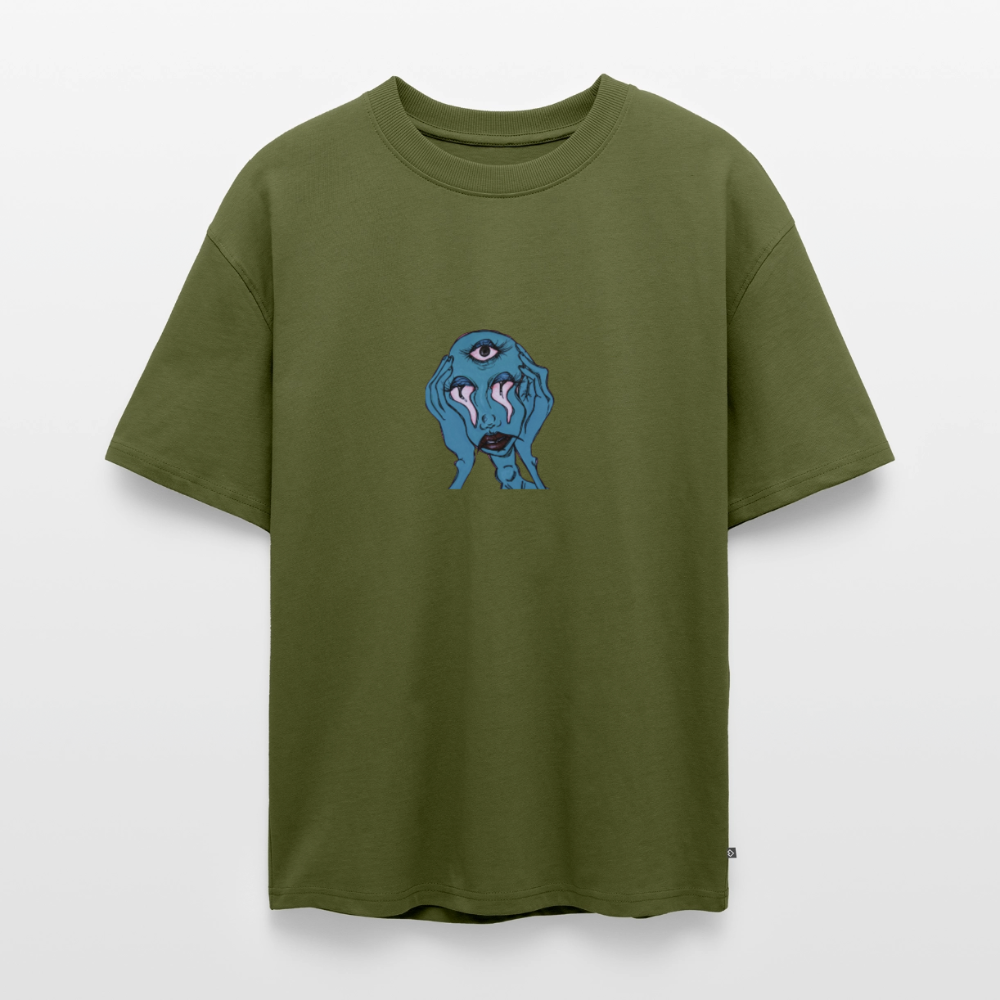 Der Fluch Unisex Premium Oversized Bio T-Shirt - Khaki