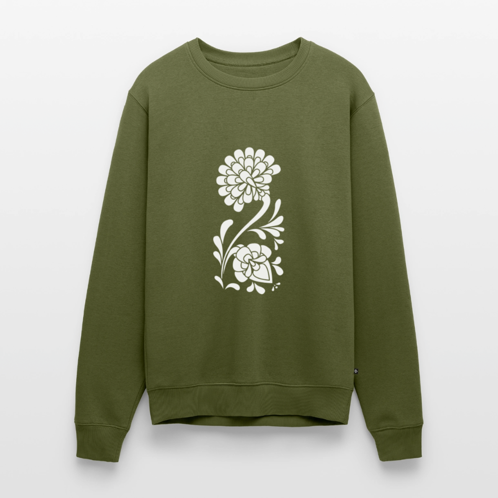 Shodō Flowers Premium Pullover - Khaki