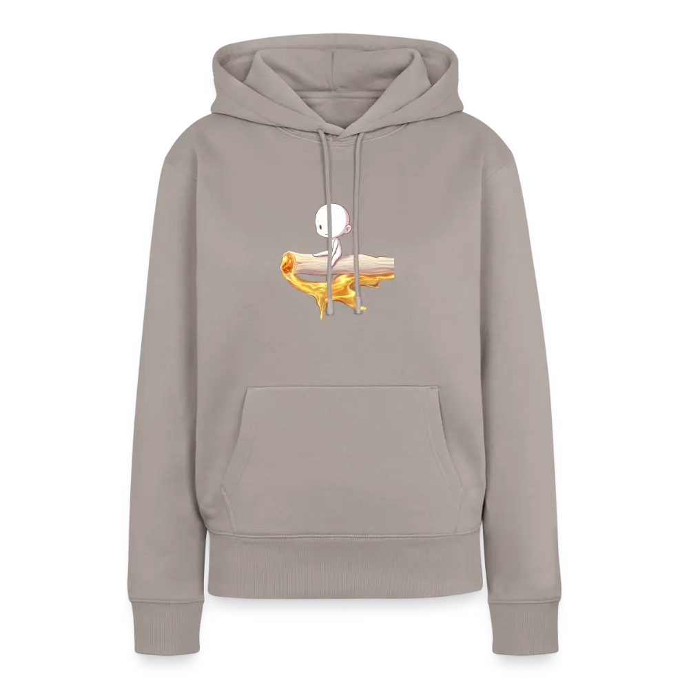Chillin on a Joint Frauen Bio Hoodie - Taupe