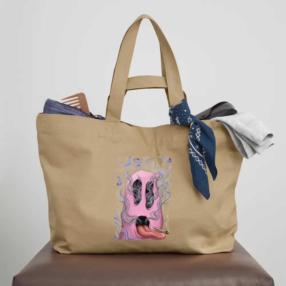 Ghostface Recycelte Shopping Bag - Karamell 
