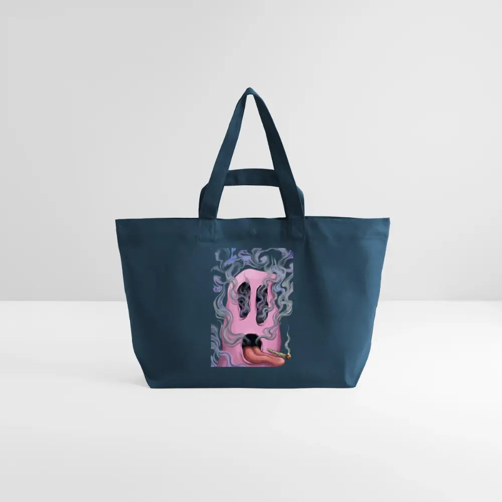 Ghostface Recycelte Shopping Bag - Tiefes Teal 