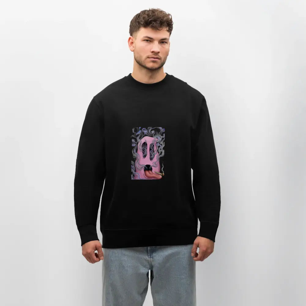 Ghostface Unisex Bio-Sweatshirt - Schwarz