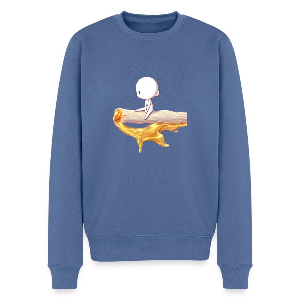 Chillin on a joint Sweatshirt - Taubenblau