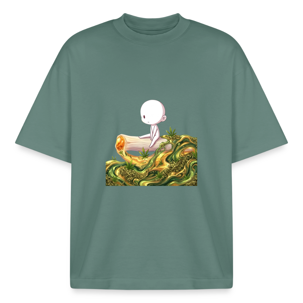 Chillin on a Joint Heavyweight BioT-Shirt - Grüner Bucht