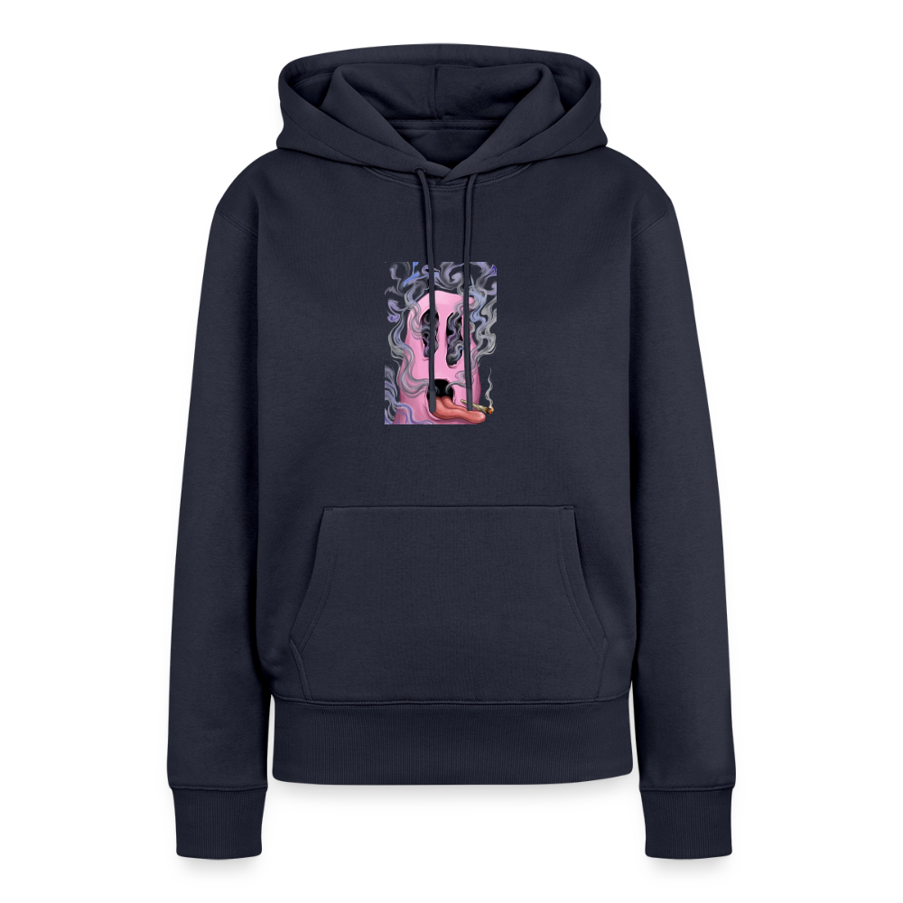 Ghostface Frauen Premium Hoodie - Navy