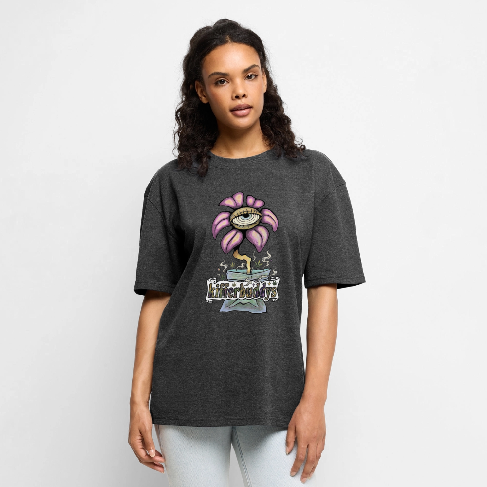 Unisex Premium Oversized Bio T-Shirt - Anthrazit meliert