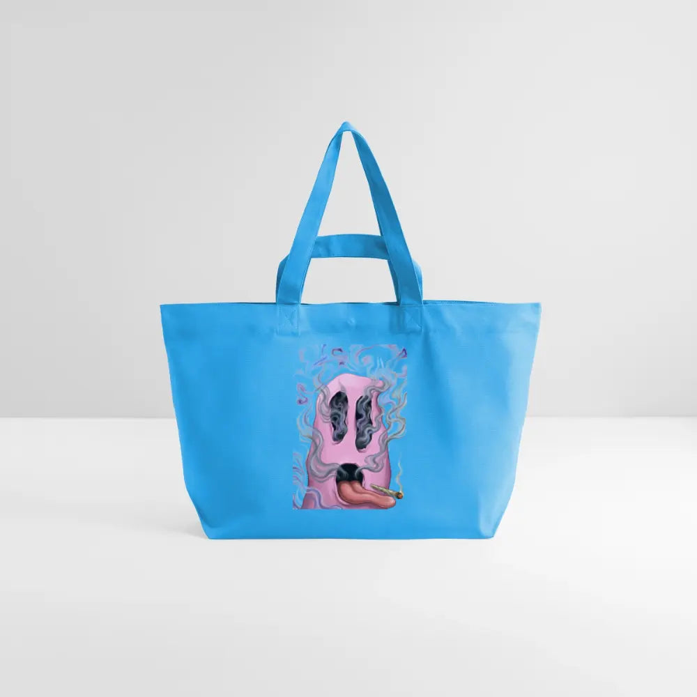 Ghostface Recycelte Shopping Bag - Aquablau