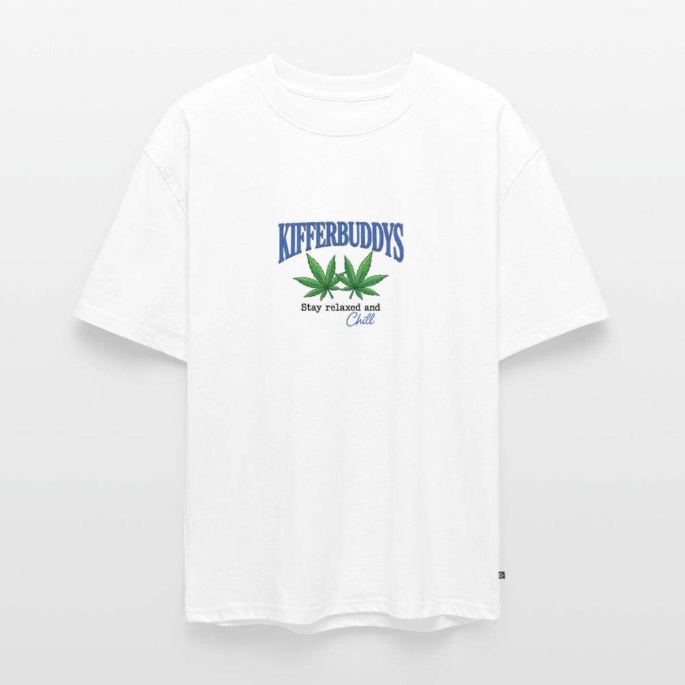 Stay relaxed Unisex Premium Oversized Bio T-Shirt - Weiß