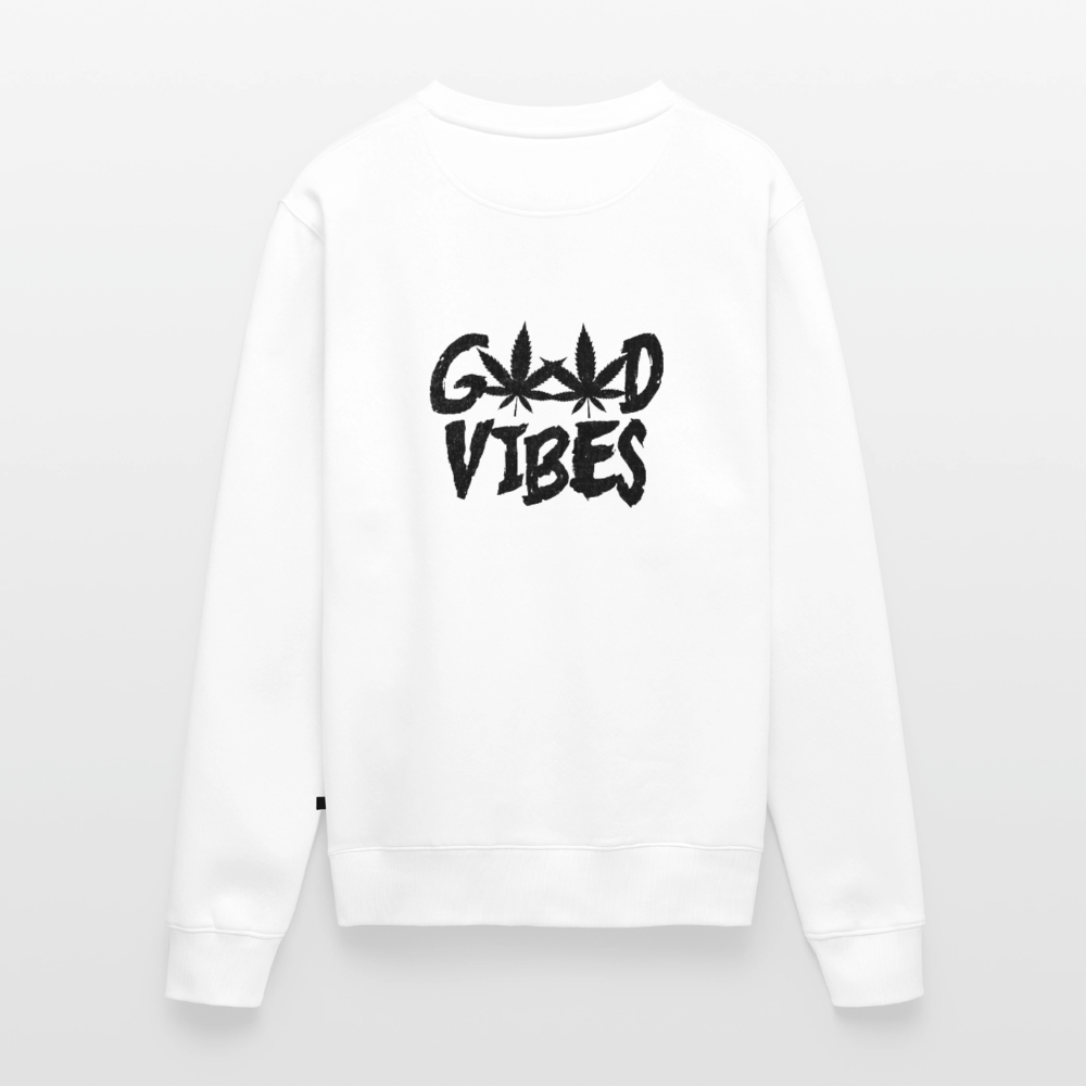 Unisex Bio Gemütlicher Premium Pullover - Weiß