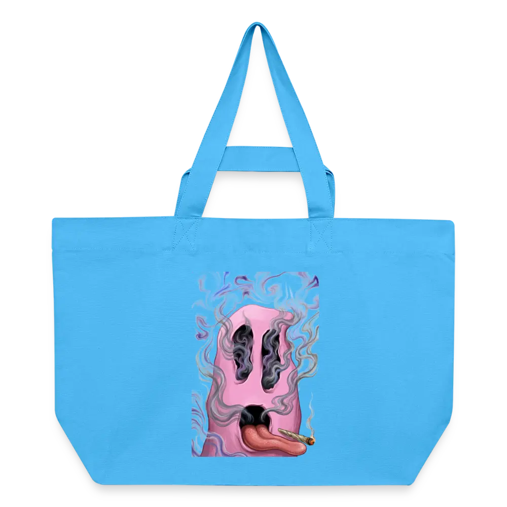 Ghostface Recycelte Shopping Bag - Aquablau