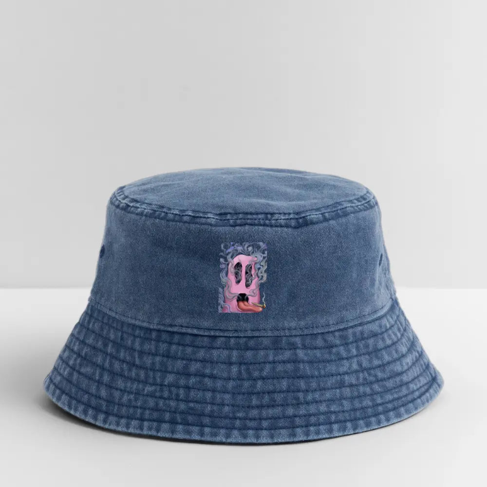 Chillin on a Joint Vintage Bucket Hat - Vintage Denim