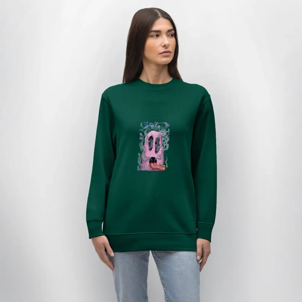 Ghostface Unisex Bio-Sweatshirt - Forest