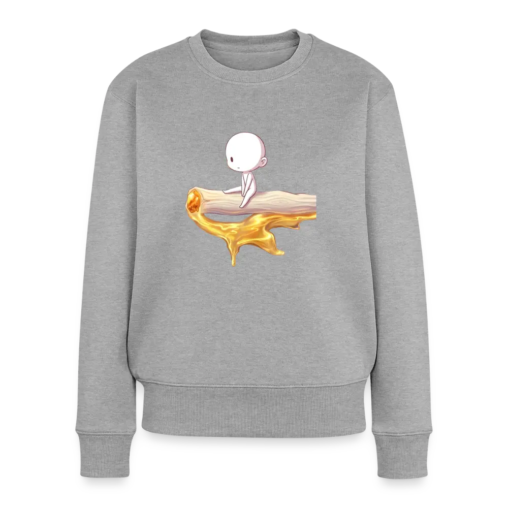 Chillin on a Joint Frauen Sweatshirt - Grau meliert