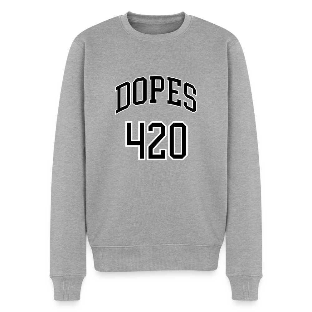 Dopes 420 Premium Pullover - Grau meliert